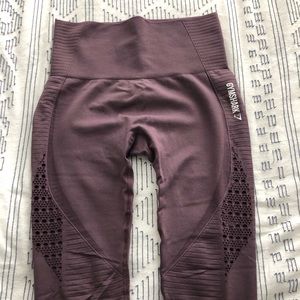 Gymshark Energy Seamless Leggings in Purple